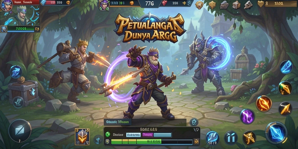 Gameplay aksi seru dalam dunia fantasi 77AG.