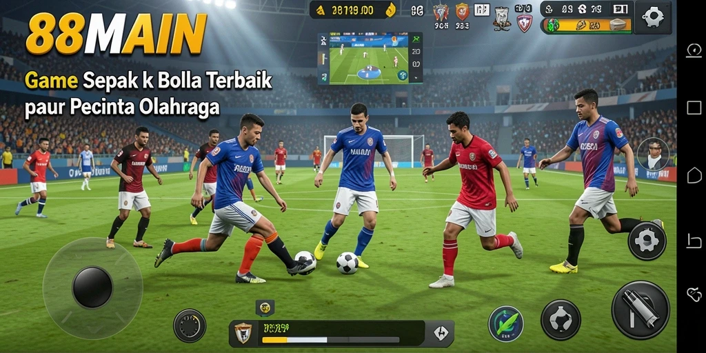 Tampilan gameplay yang menarik dan realistik pada 88MAIN.