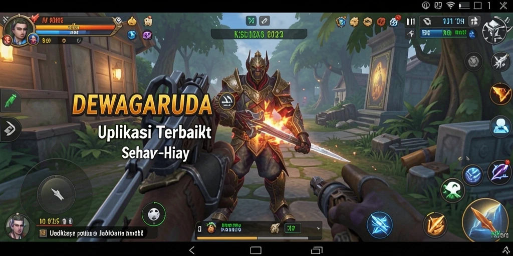 Tampilan antarmuka DEWAGARUDA yang intuitif dan mudah digunakan.