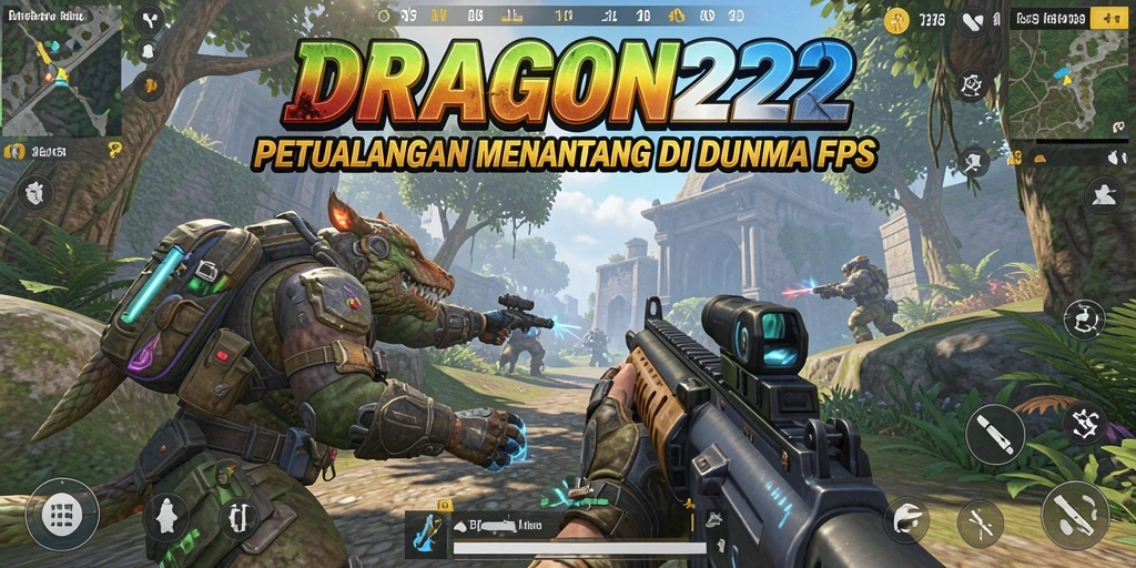 Screenshot gameplay DRAGON222 menampilkan aksi tembak-menembak yang mendebarkan.