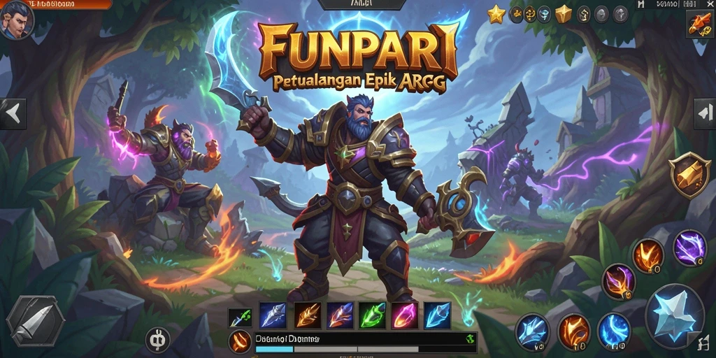 Gameplay menarik yang menunjukkan aksi pertarungan dalam <strong>FUNPARI</strong>.