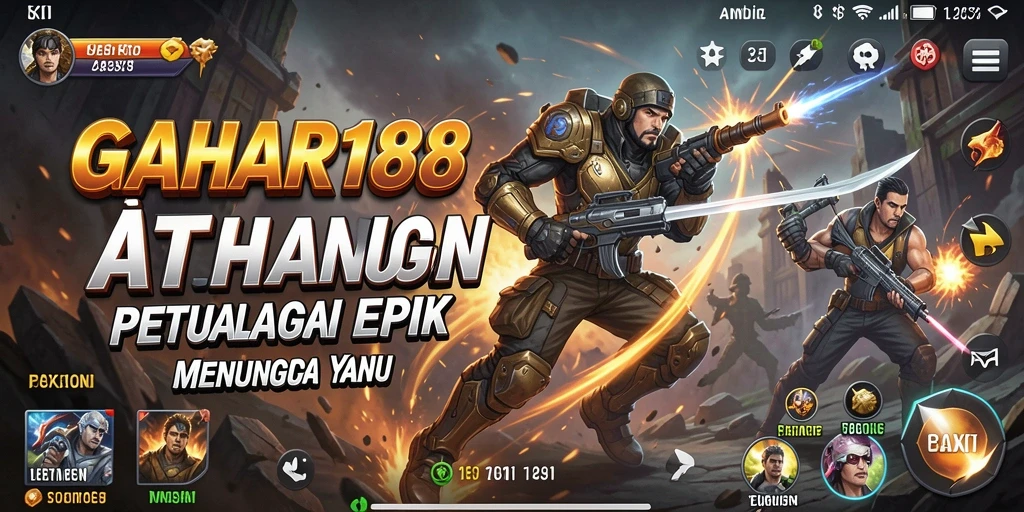 Tampilan gameplay yang mendebarkan dalam GAHAR188.