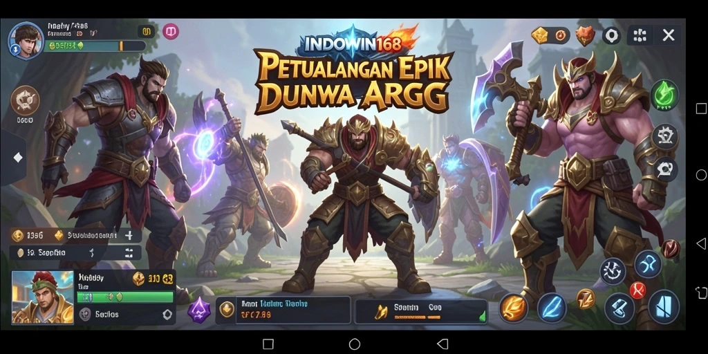 Tampilan gameplay ARPG yang mendebarkan dengan pertarungan epik.