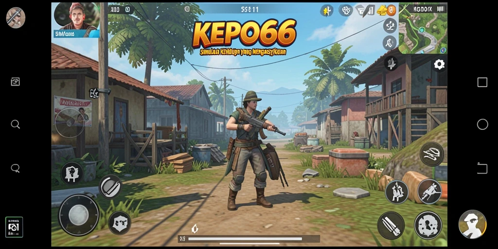 Screenshot KEPO66 menampilkan momen mendebarkan dari gameplay Simulation.
