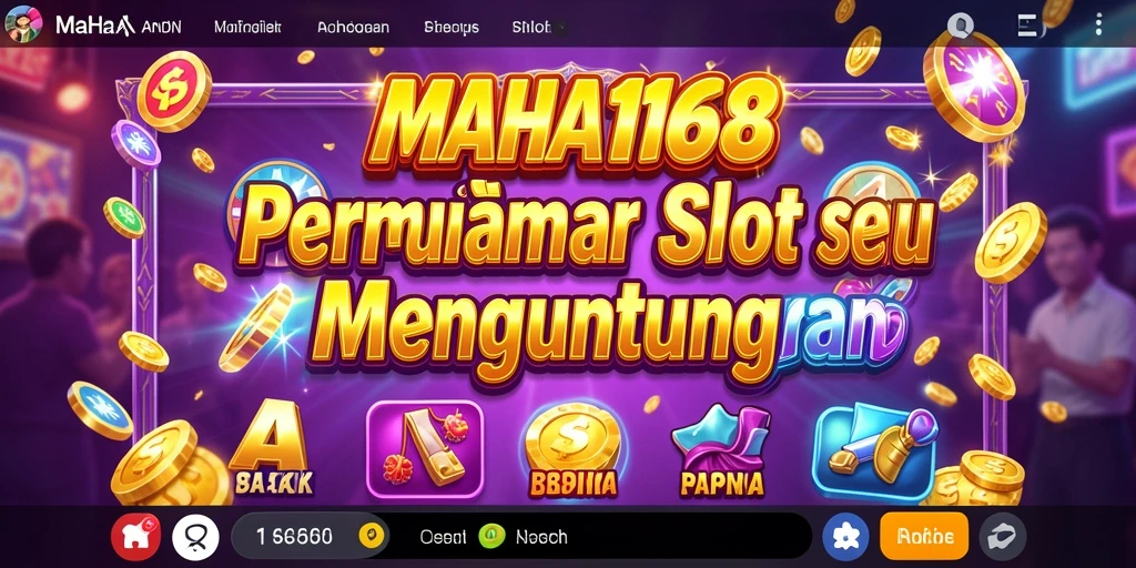 Screenshot gameplay MAHA168 yang menunjukkan berbagai tema slot yang menarik.