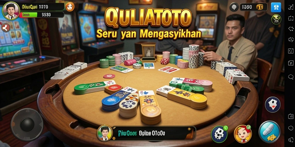 Tampilan gameplay QiuQiu yang menarik dan seru.