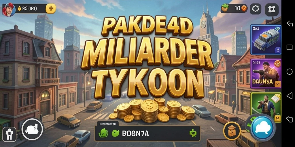 Tampilan gameplay Tycoon yang menarik dan menantang di PAKDE4D.
